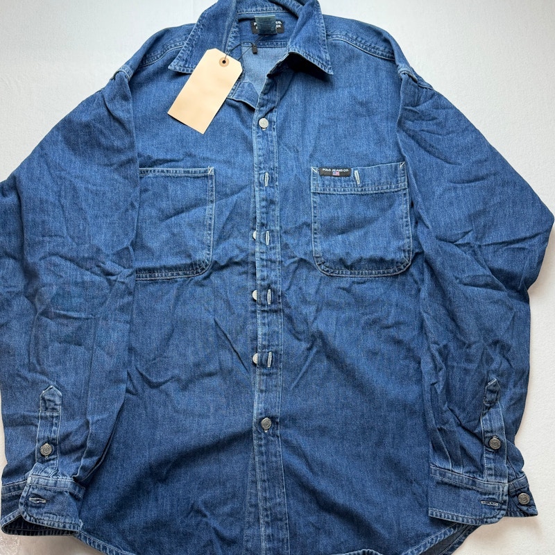 Polo Jeans Co. Ralph Lauren Worker Shirt Blue
