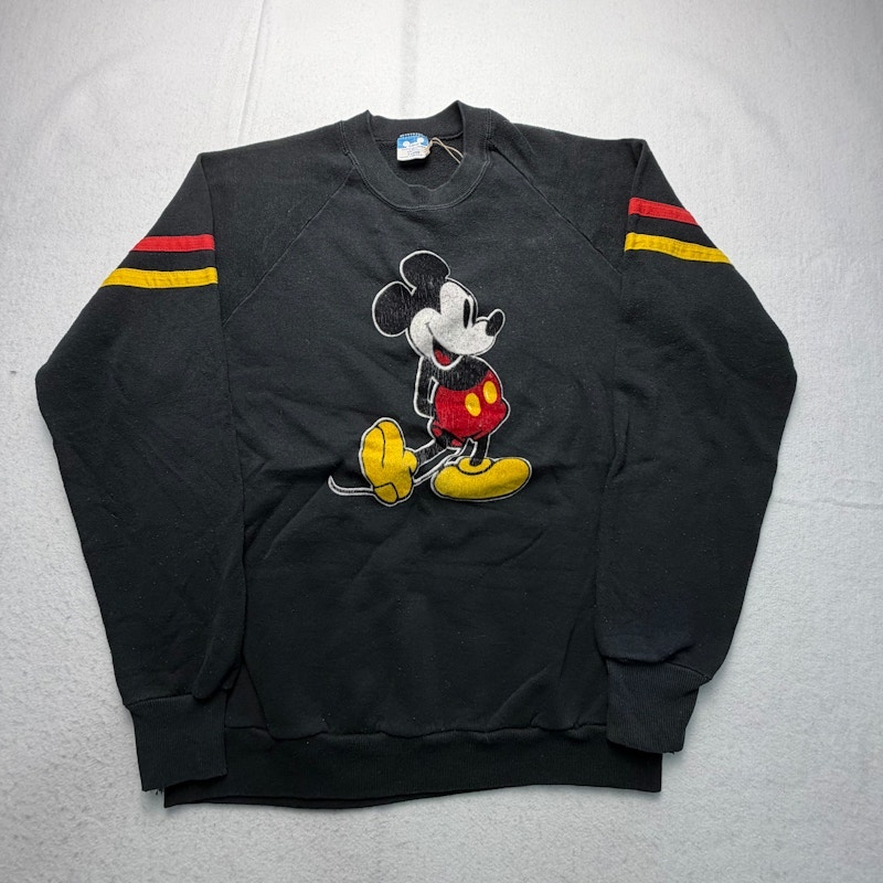 Disney Character Fashions Mickey Mouse Sweatshirt Black