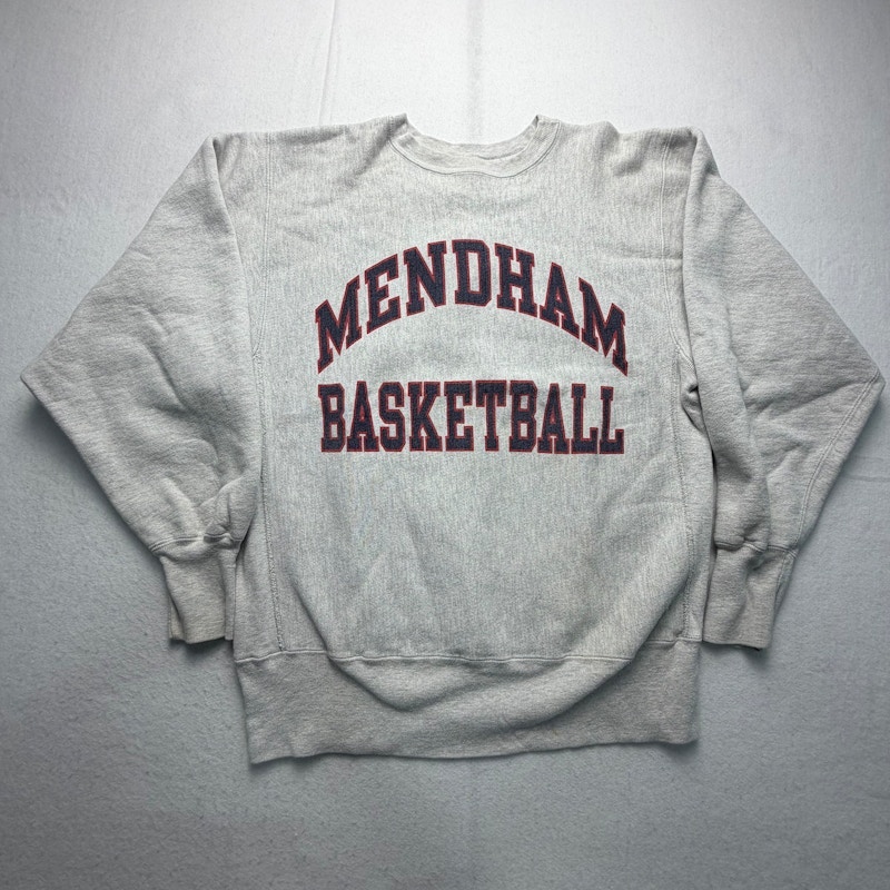 Champion Reverse Weave Mendham Basketball Sweatshirt Grey