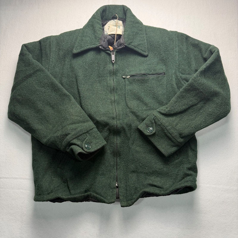 Johnson Woolen Mills Woolen Outerwear Jacket Green