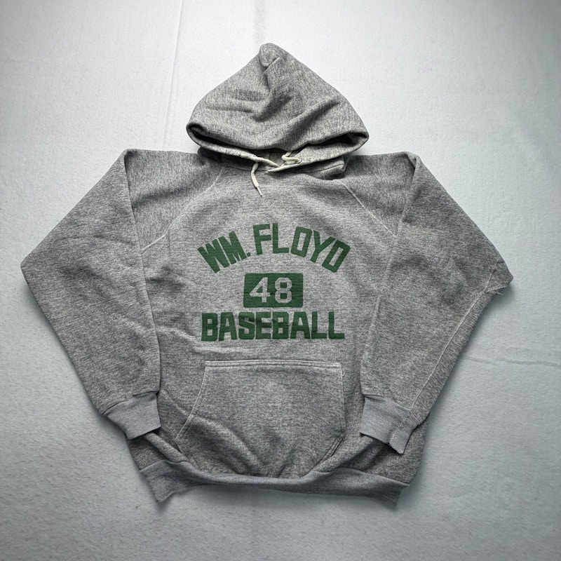 Discus William Floyd Baseball Hooded Sweatshirt Grey