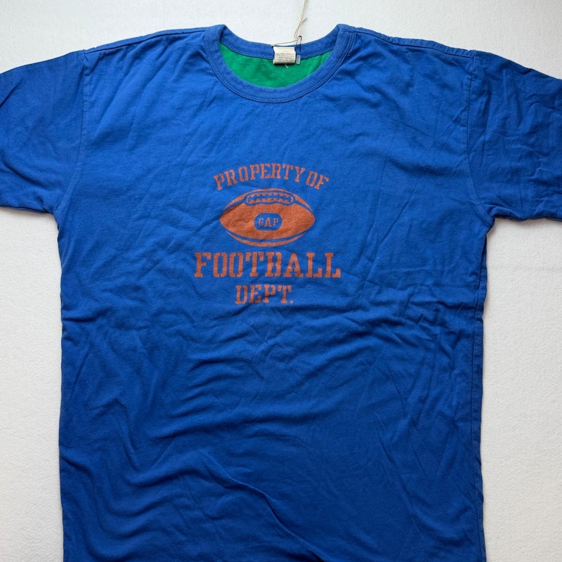 Gap Property Of Football Dept T-Shirt Blue