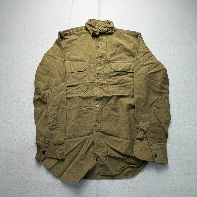 Robert B. Hiller Long Sleeve Shirt Olive