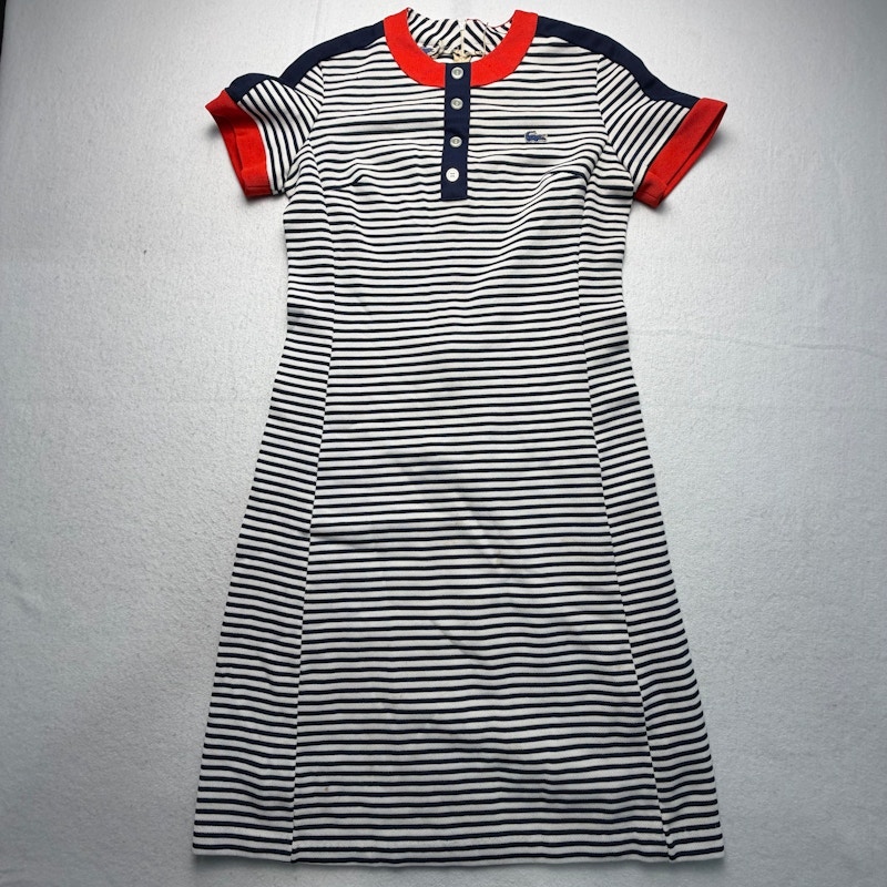 Lacoste Polo Dress Striped