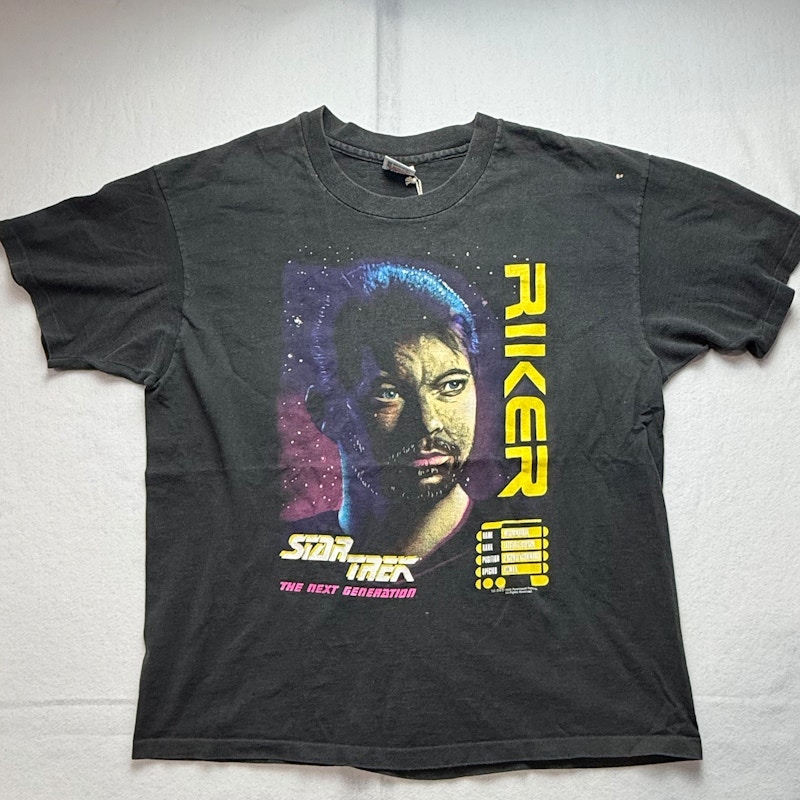 Star Trek The Next Generation Riker T-Shirt Black