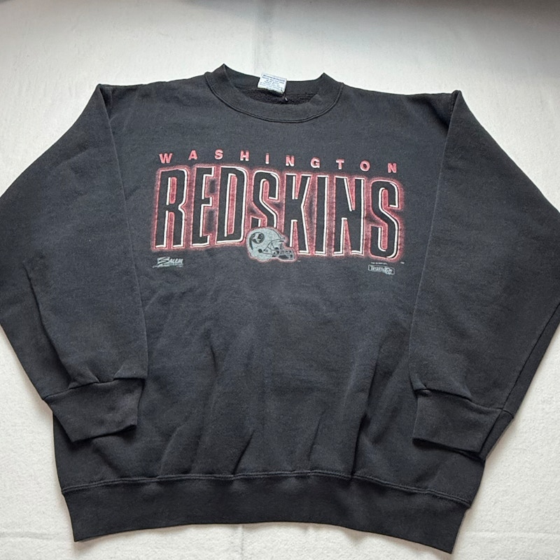 Salem Sportswear Washington Redskins Sweatshirt Black