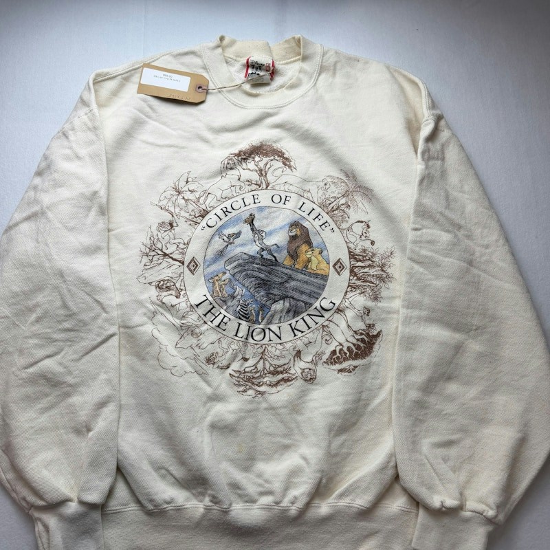Disney The Lion King Circle of Life Sweatshirt Off-White