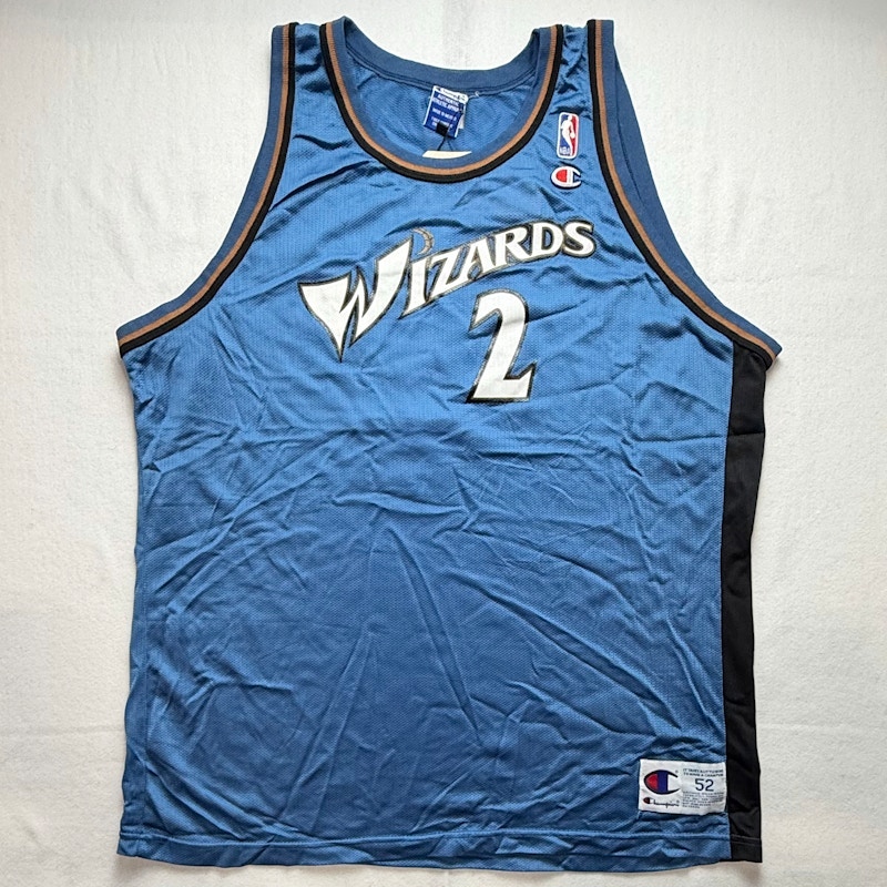 Champion Washington Wizards Mitch Richmond Jersey Blue