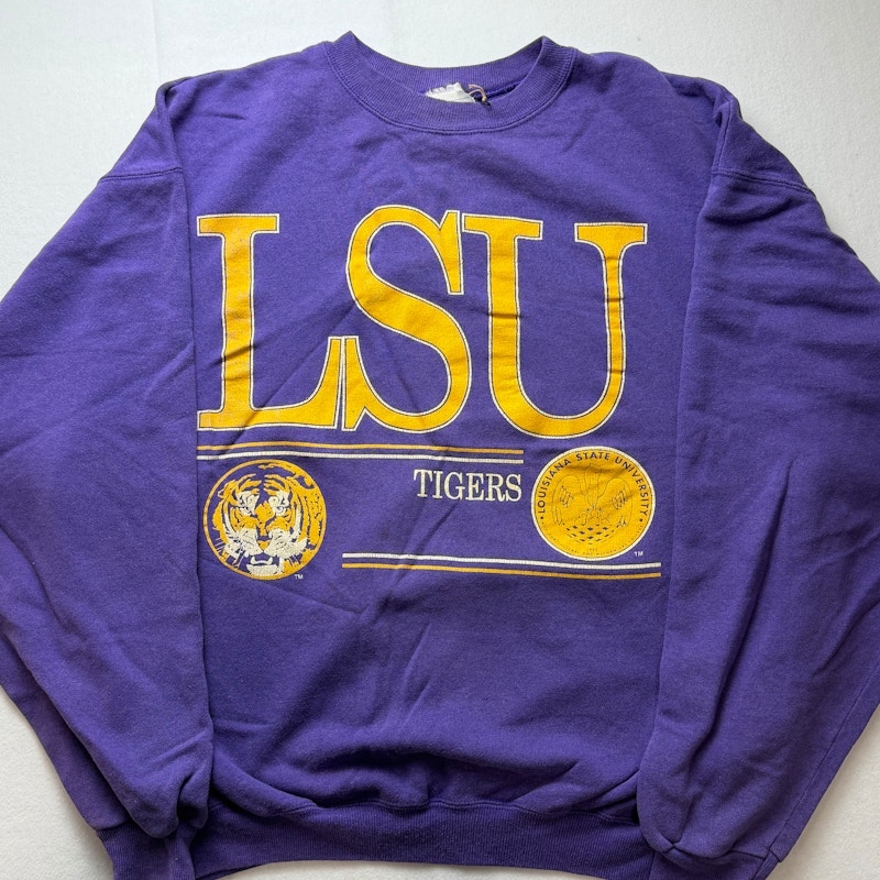 Hanes LSU Tigers Sweatshirt Purple