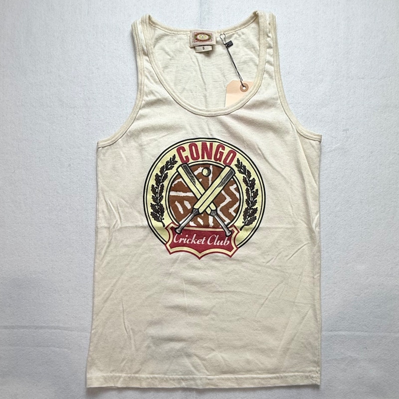 Banana Republic Congo Cricket Club Tank Top Off-White
