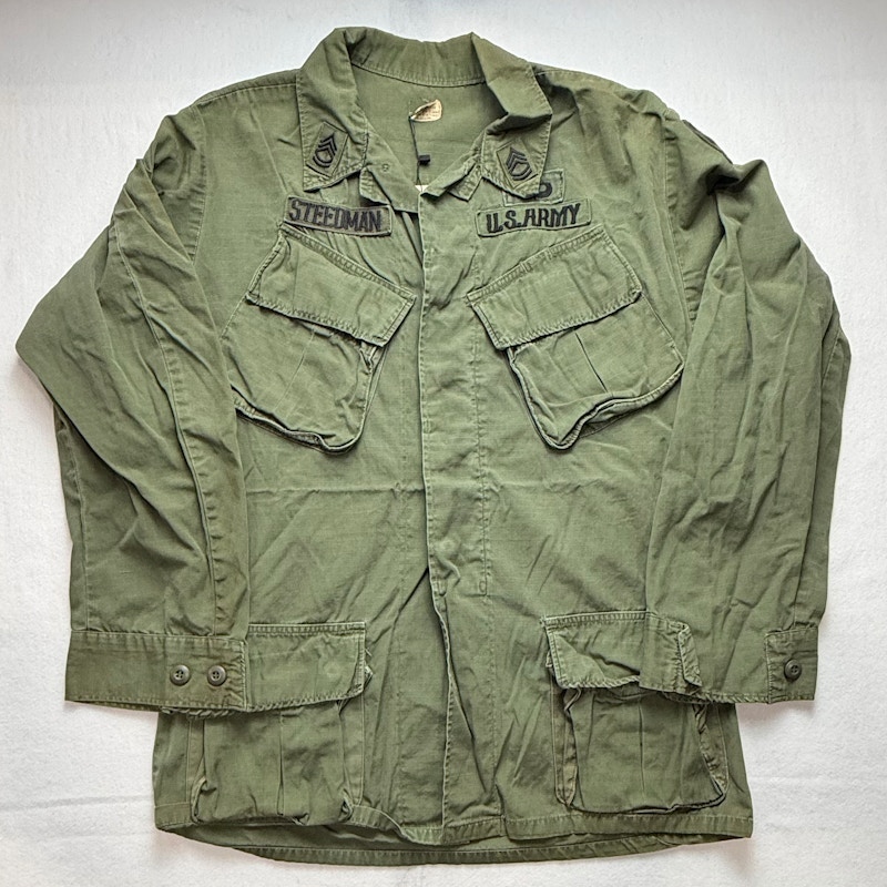 US Army Vietnam War Jungle Fatigue Shirt OG-107