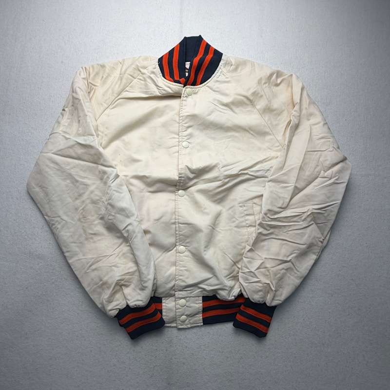 MVP Corp Inc. Illini Varsity Jacket Off-White
