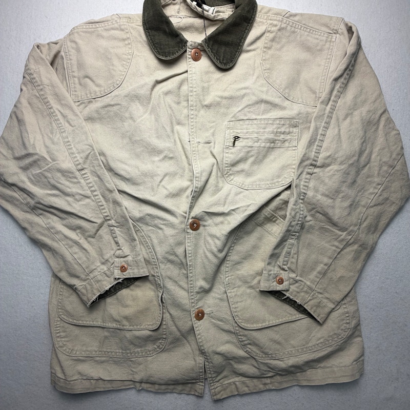 L.L.Bean Field Coat Canvas Chore Jacket Khaki