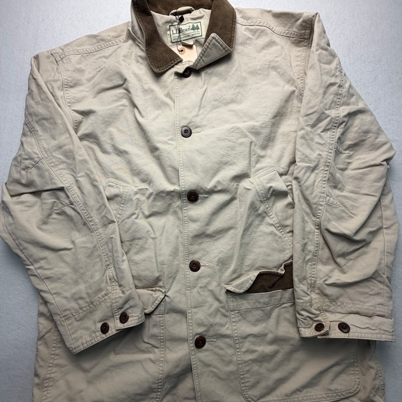 L.L.Bean Barn Chore Coat Beige