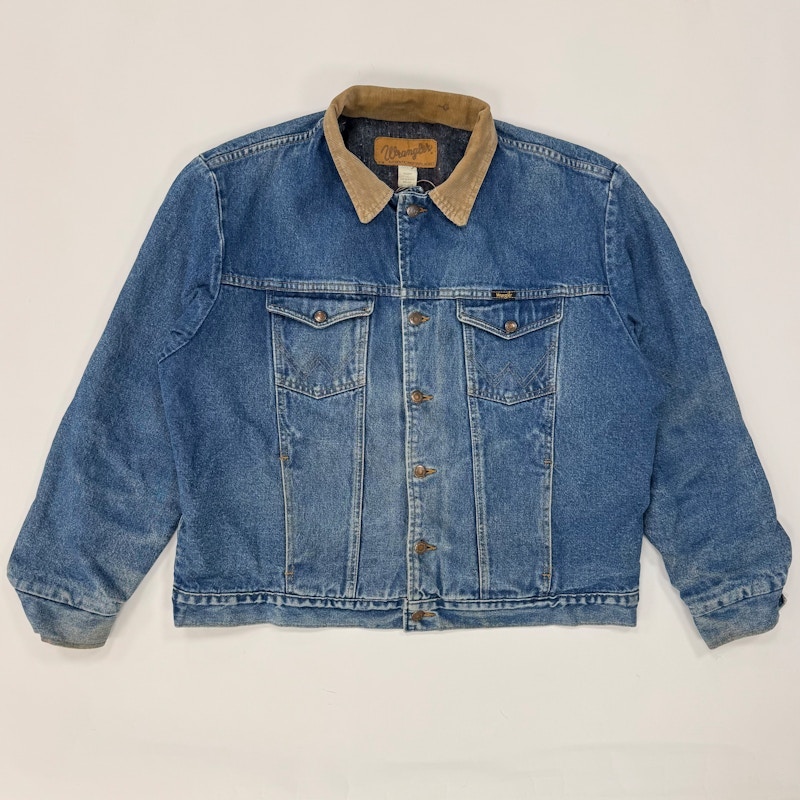 Wrangler Blanket Lined Denim Jacket Blue