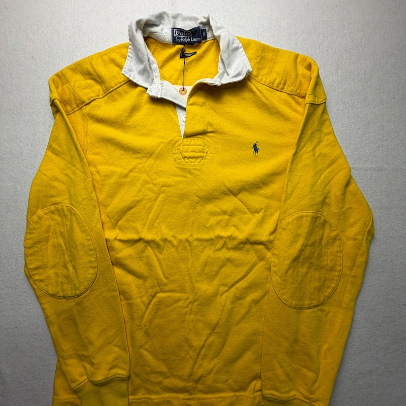 Polo by Ralph Lauren Custom Fit Rugby Shirt Yellow