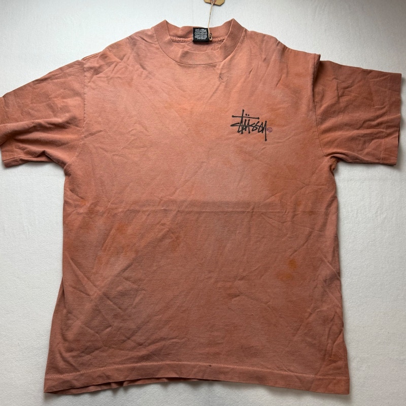Stüssy Logo T-Shirt Orange