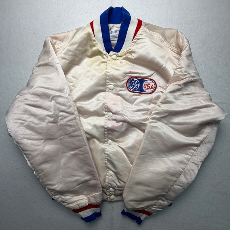 Swingster GE USA Baseball Jacket White