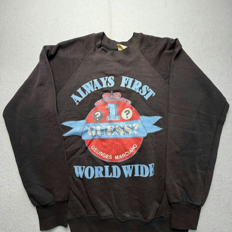 Guess Always First Worldwide Sweatshirt Black