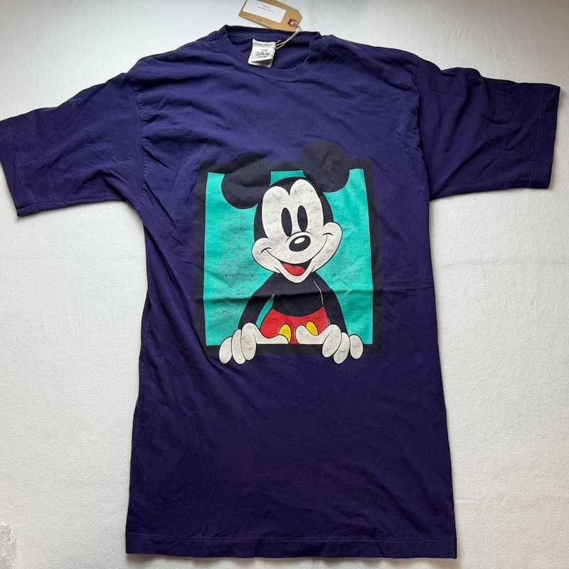 The Disney Store Mickey Mouse Graphic T-Shirt Purple