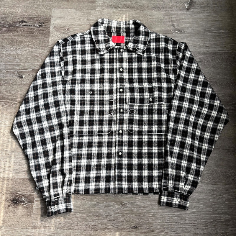 Fugazi Western Stone Snap Flannel Black