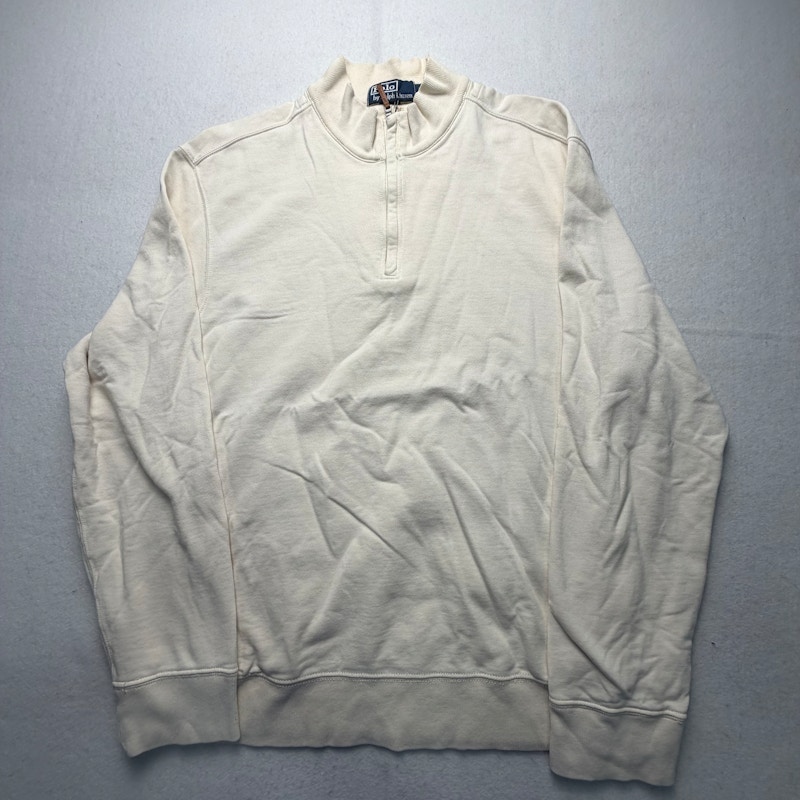 Polo by Ralph Lauren Quarter-Zip Pullover Off-White