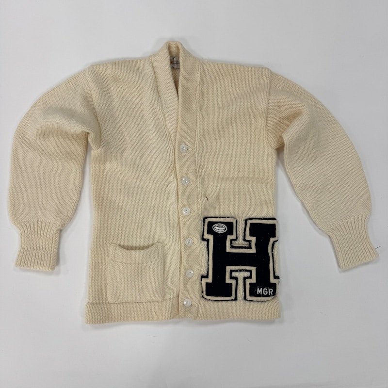 Letterman Cardigan Cream