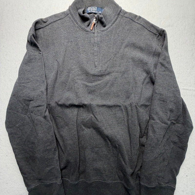 Polo Ralph Lauren Quarter-Zip Pullover Dark Gray