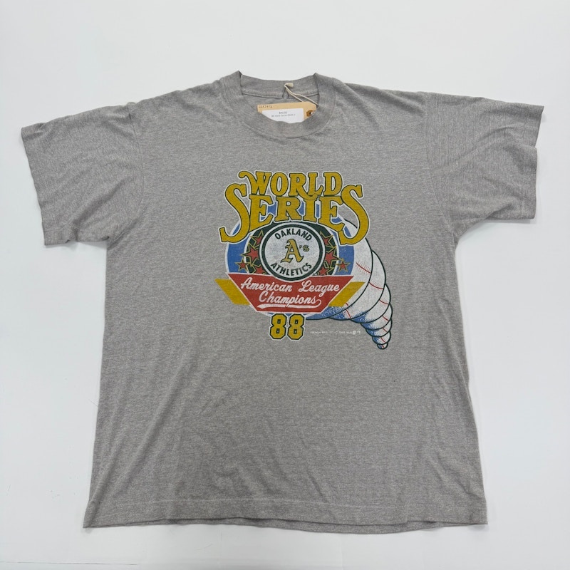 1988 Oakland Athletics Champions World Series T-Shirt