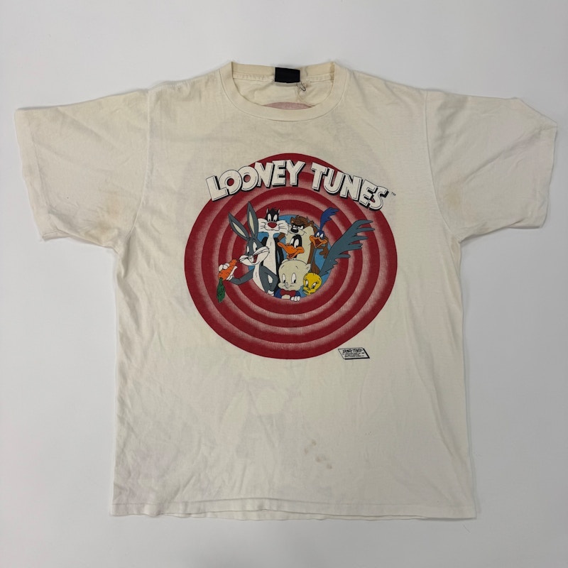 Looney Tunes That's All Folks T-Shirt White
