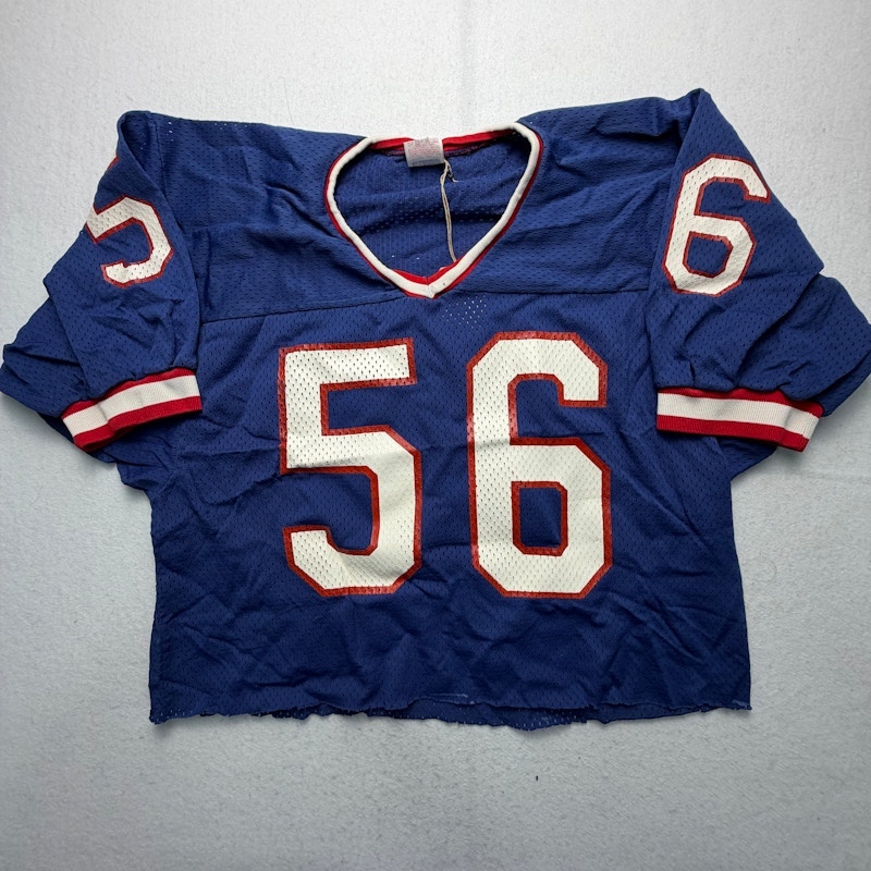 Rawlings NFL Football Jersey 56 Blue Red White