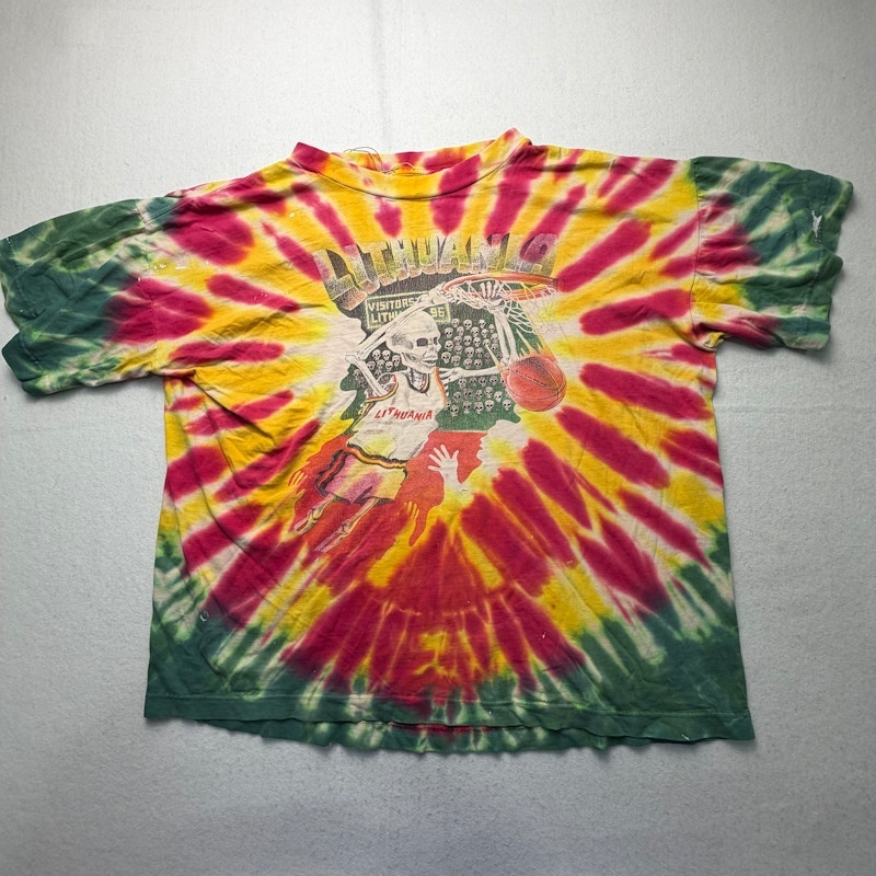 Not Fade Away Lithuania Basketball 1992 T-Shirt Multicolor