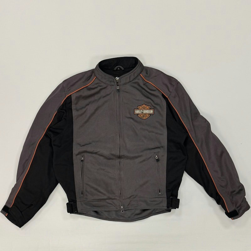 00s Mesh Motorcycle Jacket Grey/Black