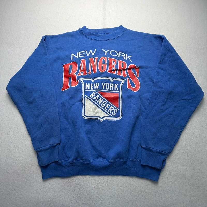 New York Rangers Graphic Sweatshirt Blue