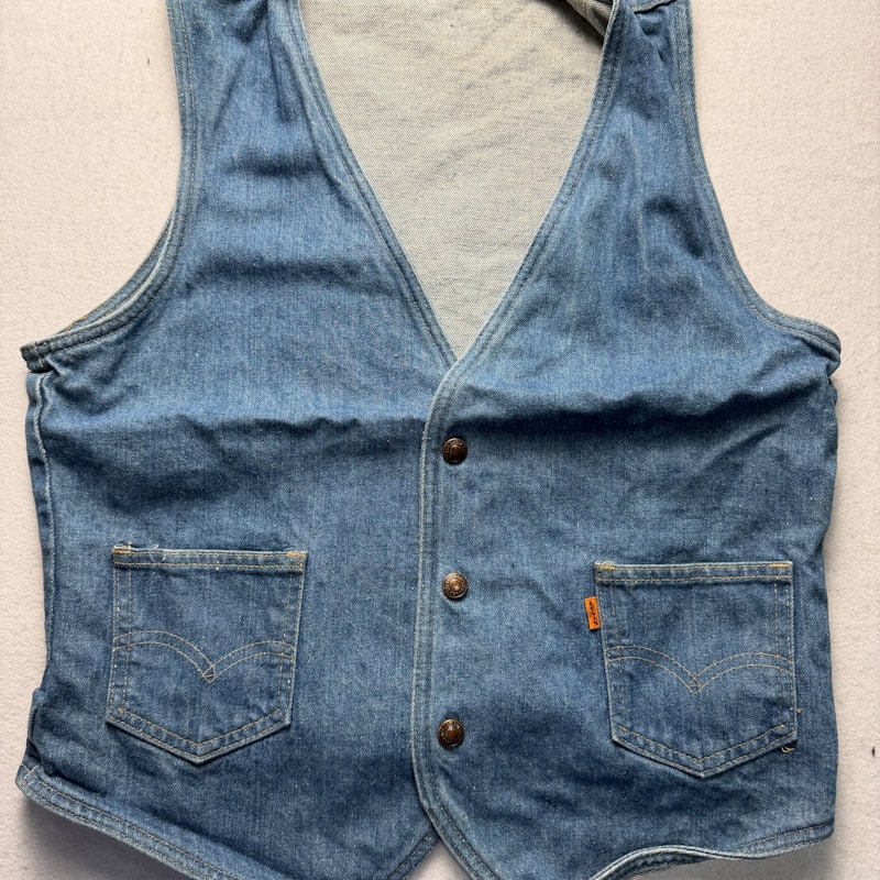 Levi's Denim Vest Blue
