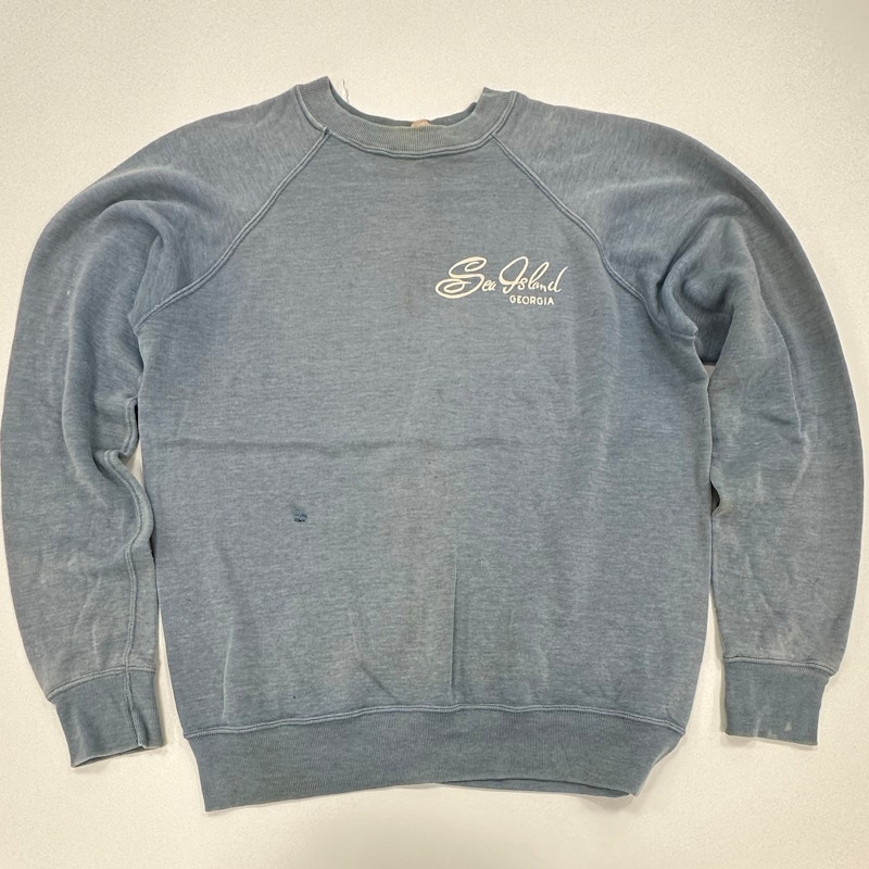 Champion Sea Island Georgia Sweatshirt Blue