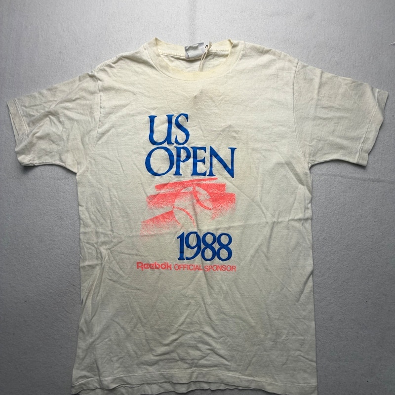 Reebok 1988 US Open Official Sponsor T-Shirt White