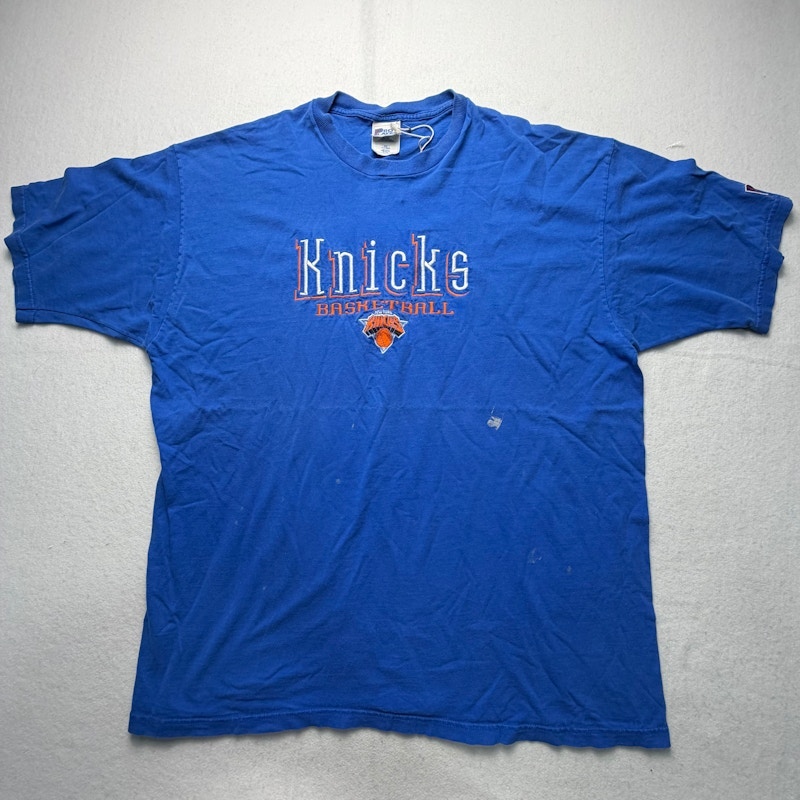 Pro Player New York Knicks Basketball T-Shirt Blue