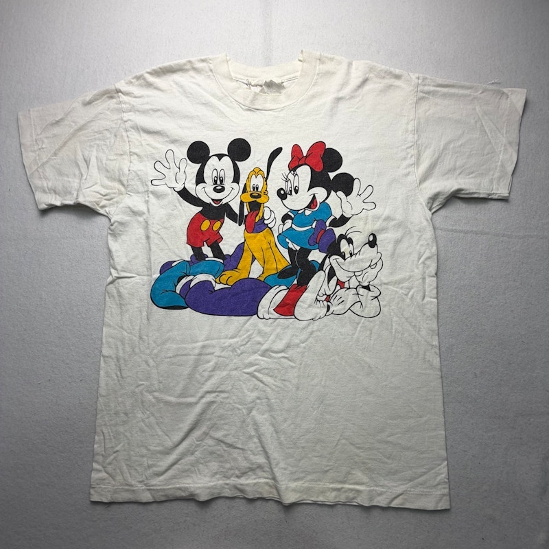 Jerry Leigh Disney Mickey and Friends Graphic T-Shirt White