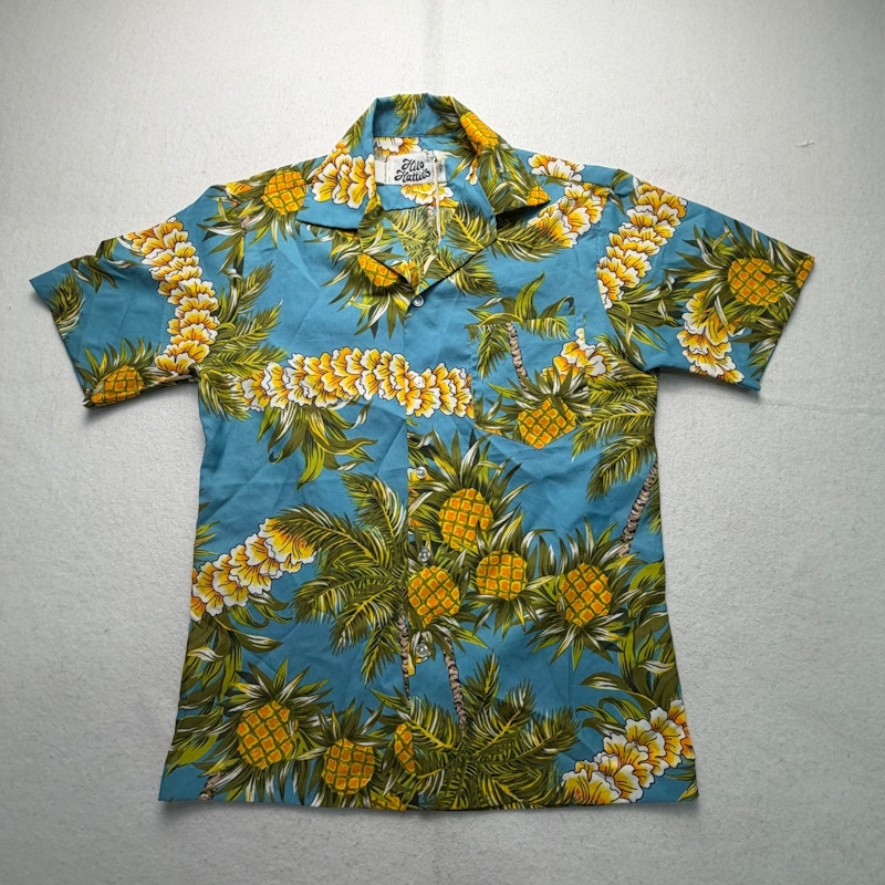 Hilo Hattie Aloha Shirt Blue