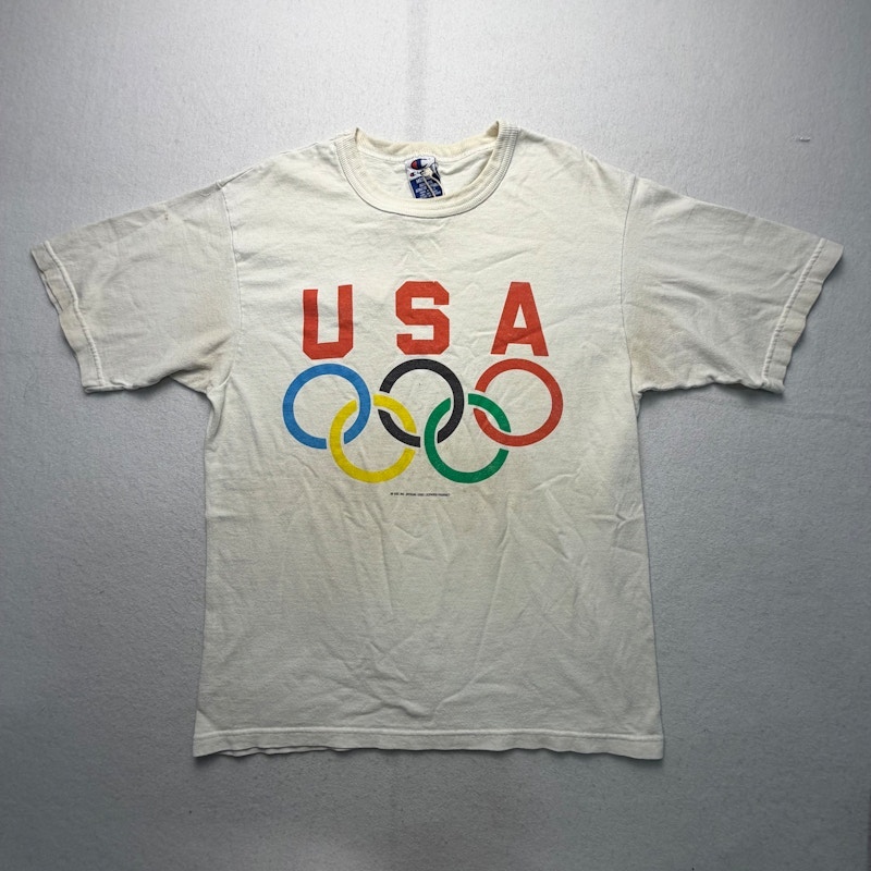 Champion USA Olympic Rings T-Shirt White