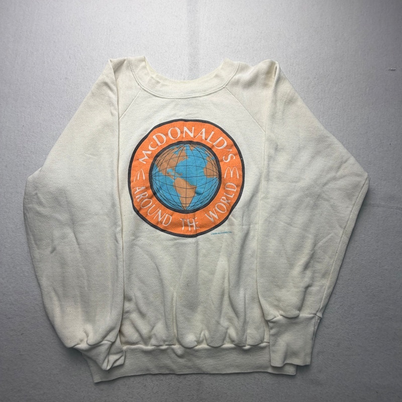 Holloway Brand McDonald's Around The World Sweatshirt Off-White