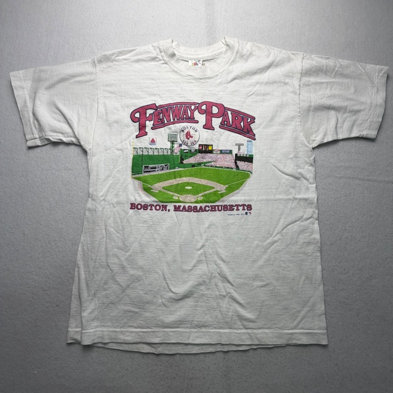 Fruit of the Loom Fenway Park Boston Red Sox Graphic T-Shirt White