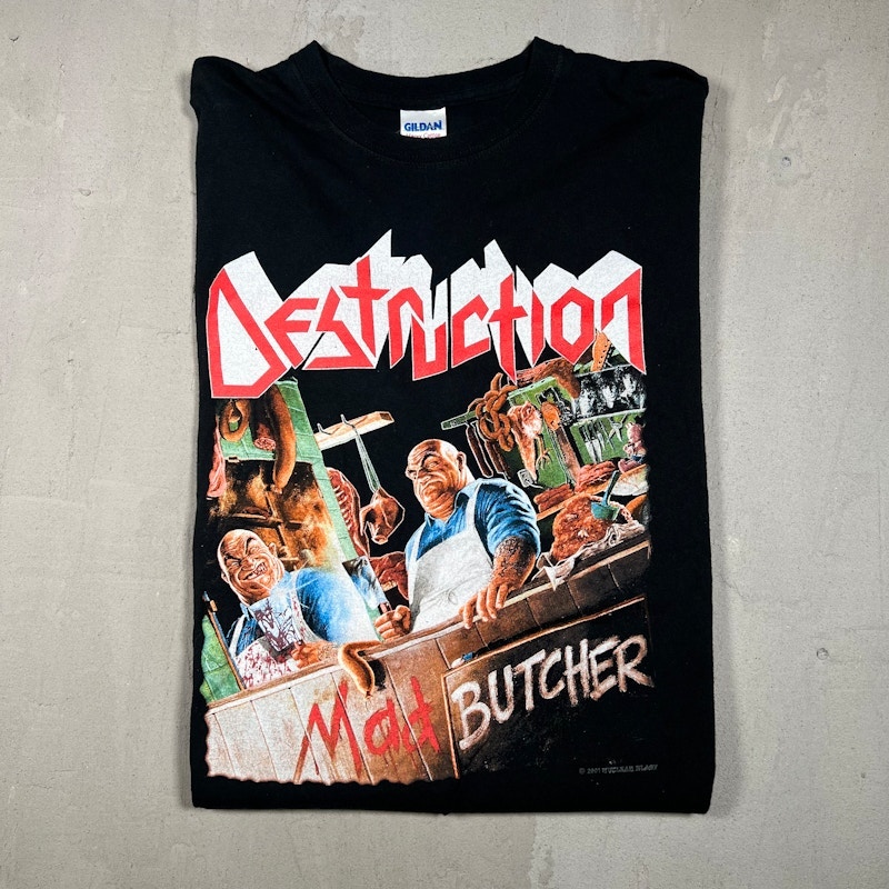 2001 Destruction Mad Butcher Tee 