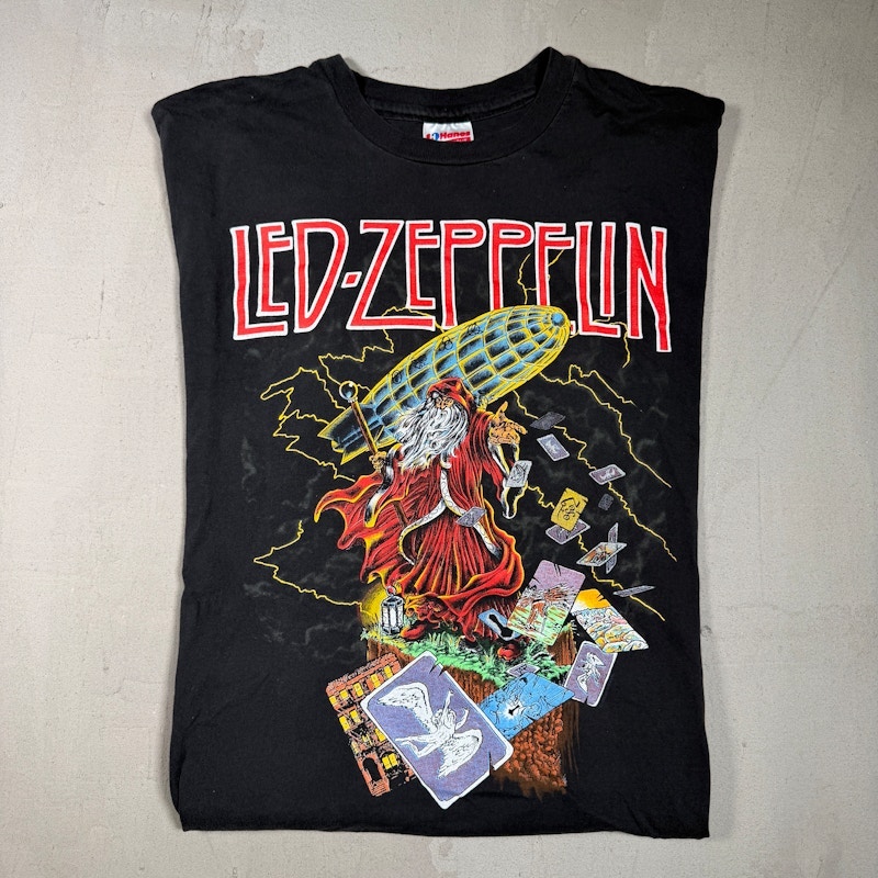 1988 Vintage Led Zeppelin Hermit Concert Tour Tee