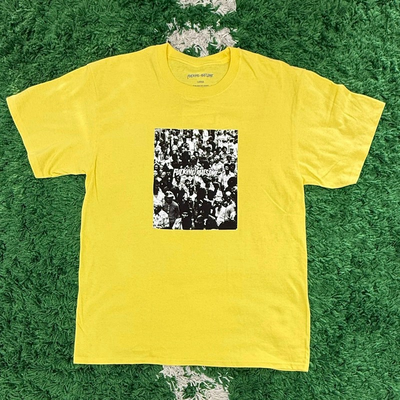 Fucking Awesome Class Photo T-Shirt Yellow