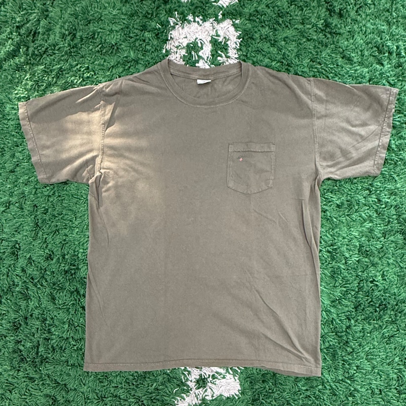 Noah Pocket T-Shirt Cross Logo Green