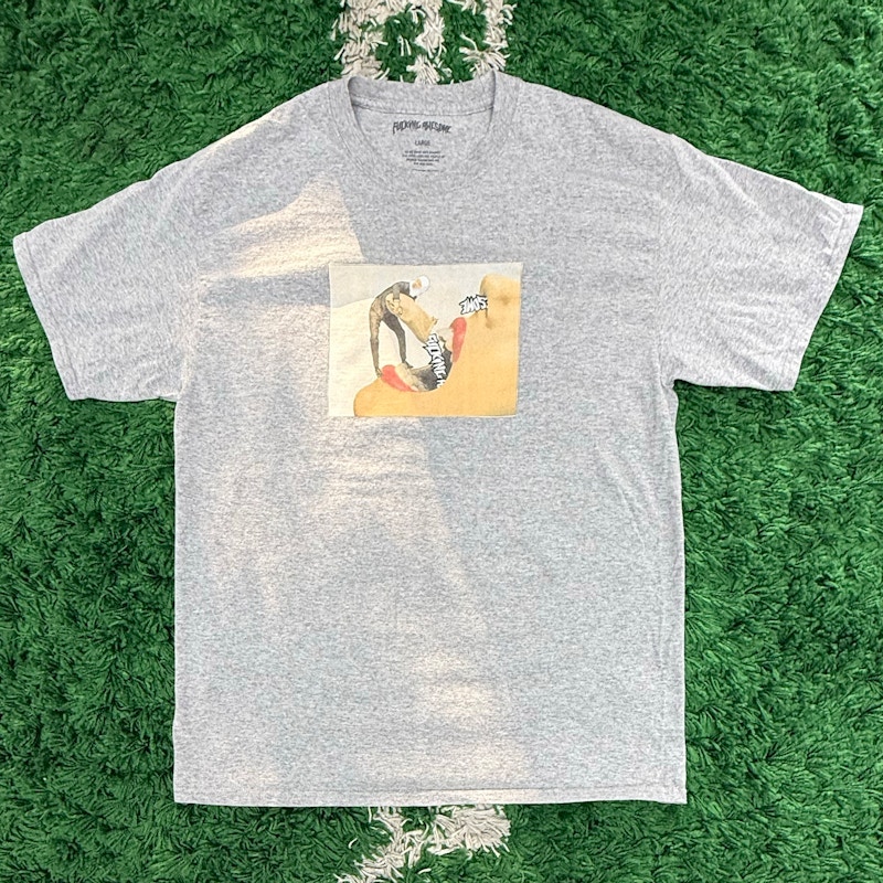 Fucking Awesome Graphic T-Shirt Grey