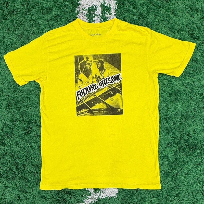 Fucking Awesome Graphic T-Shirt Yellow