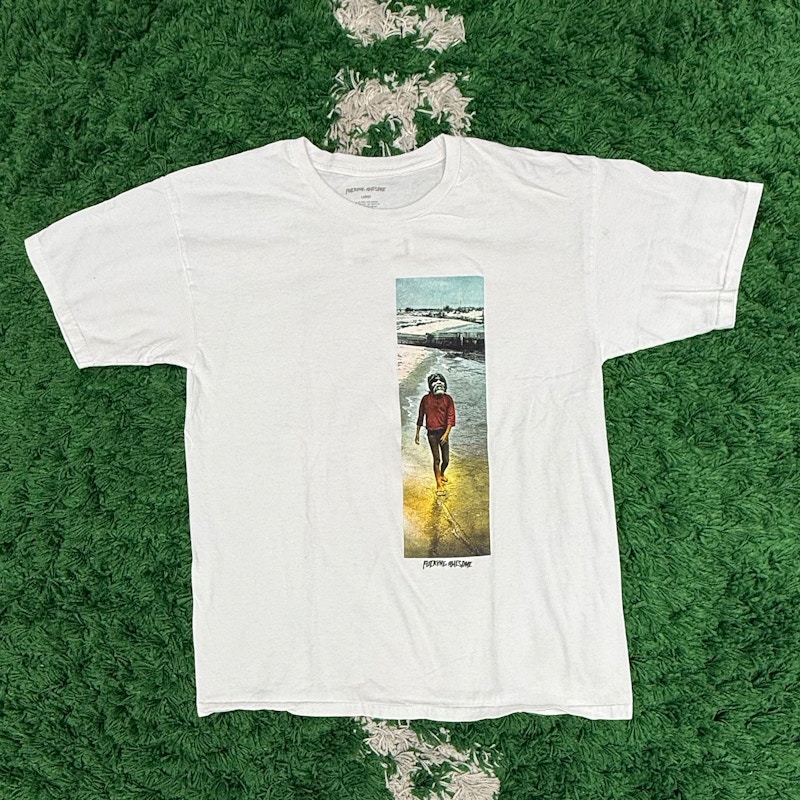Fucking Awesome Graphic T-Shirt White Blue